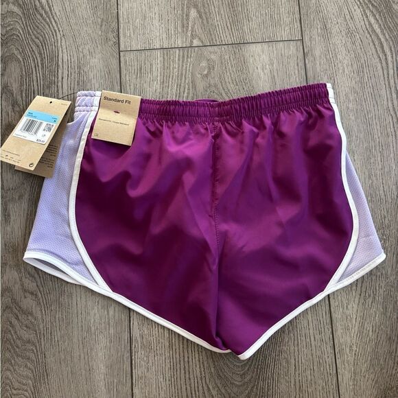 Nike girls Purple Running Shorts - Picture 2 of 3